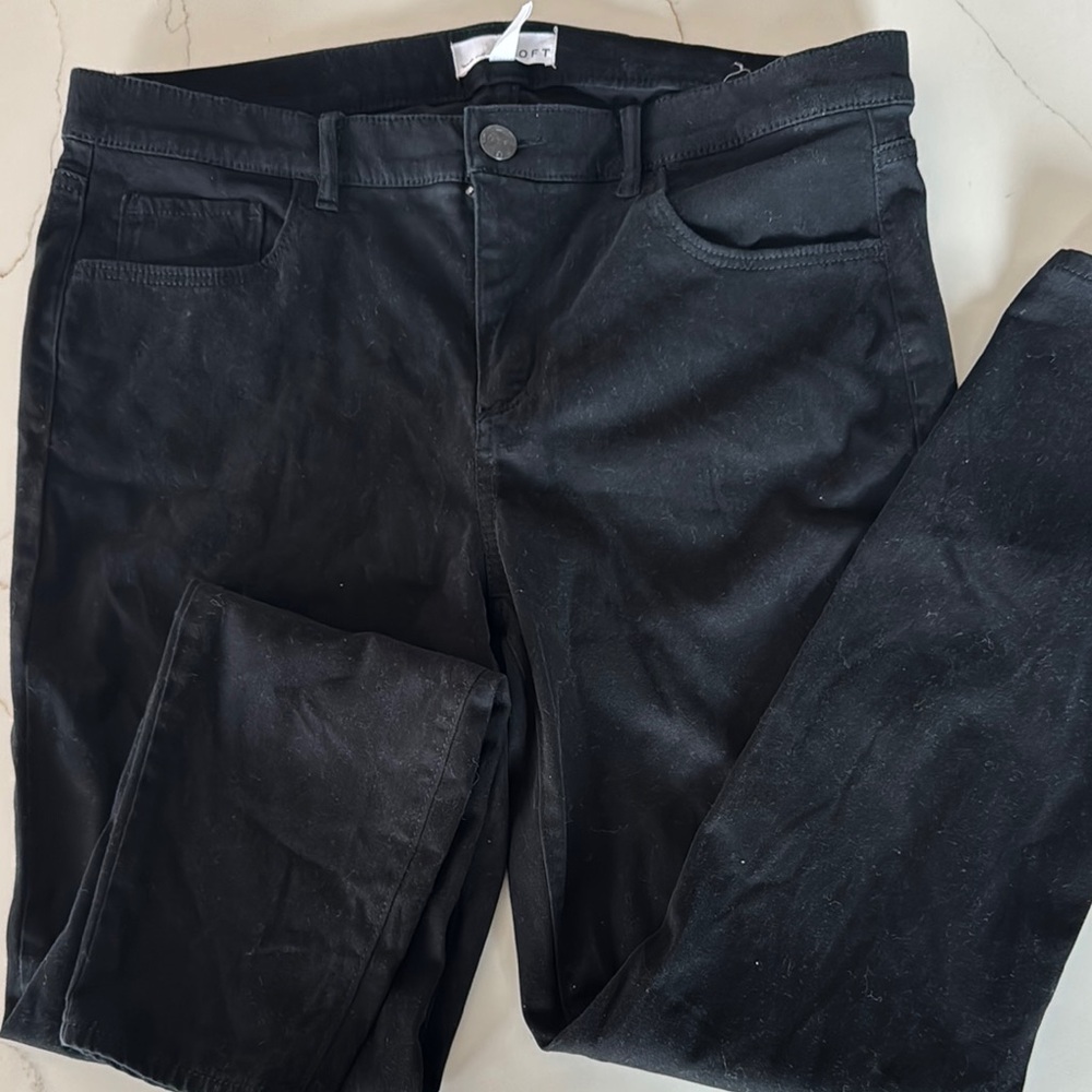 LOFT Black Denim Jeans